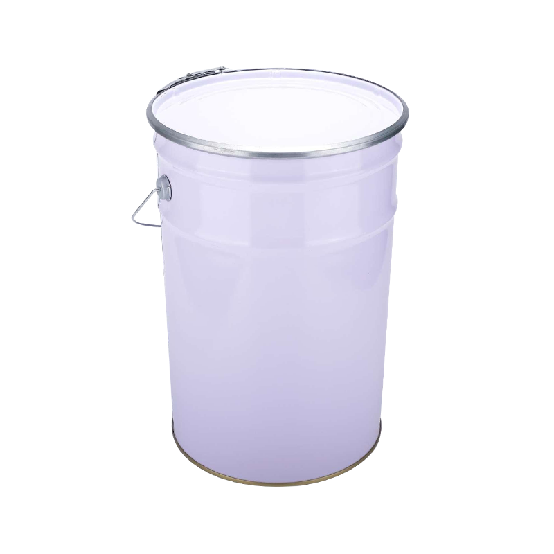 25 Liter White Paint Bucket With Lock Ring Lid For Paint