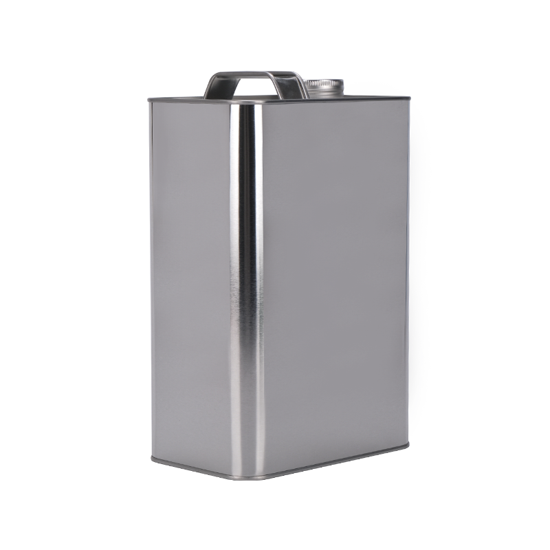 Rectangular F-style Gallon 3.7L Metal Tin Cans With 32mm Screw Lids  Used For Petrol Oil Chemicals