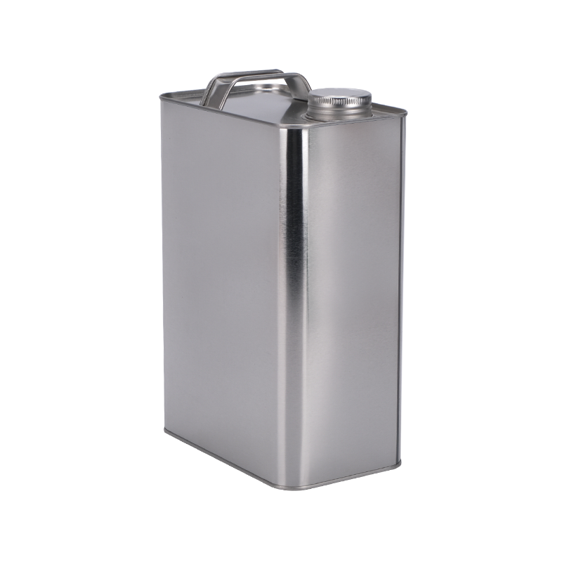 Rectangular F-style Gallon 3.7L Metal Tin Cans With 32mm Screw Lids  Used For Petrol Oil Chemicals