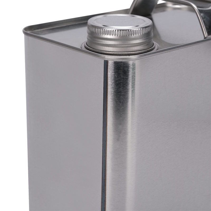 Rectangular F-style Gallon 3.7L Metal Tin Cans With 32mm Screw Lids  Used For Petrol Oil Chemicals