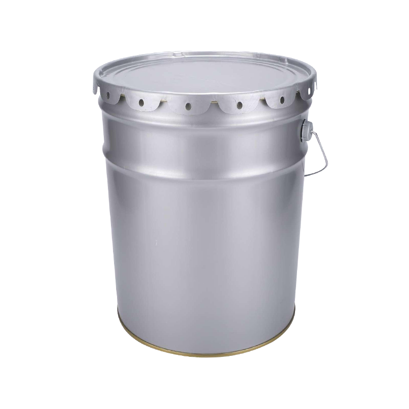 20L Custom Pattern Empty Tinplate Drum Bucket for Paint Ink Glue