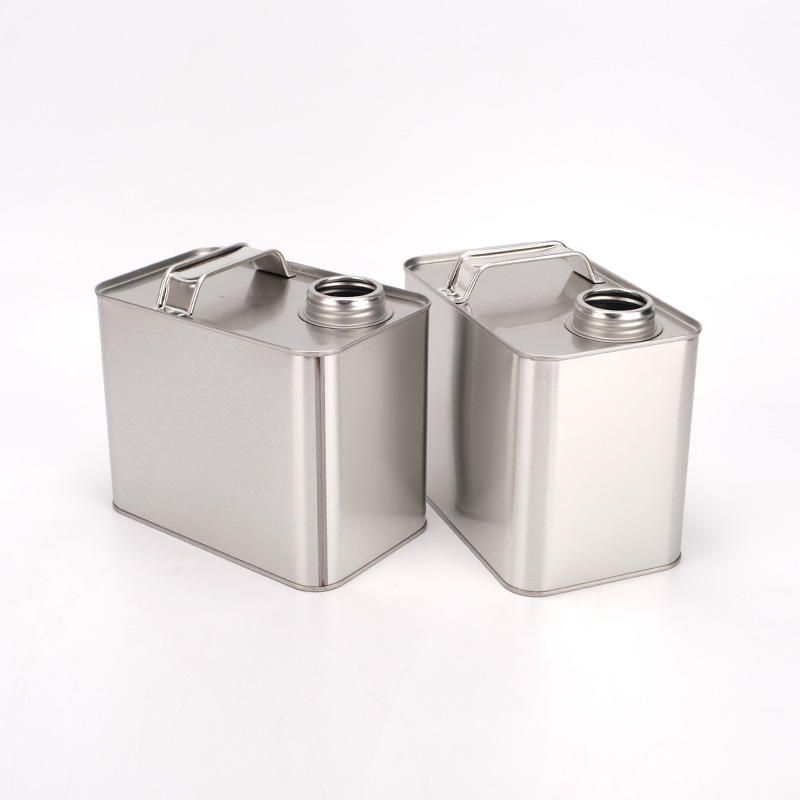 Square Metal Chemical F-Style Screw Top Paint Oil Tin Can Container Drum Pail Bucket With Lids